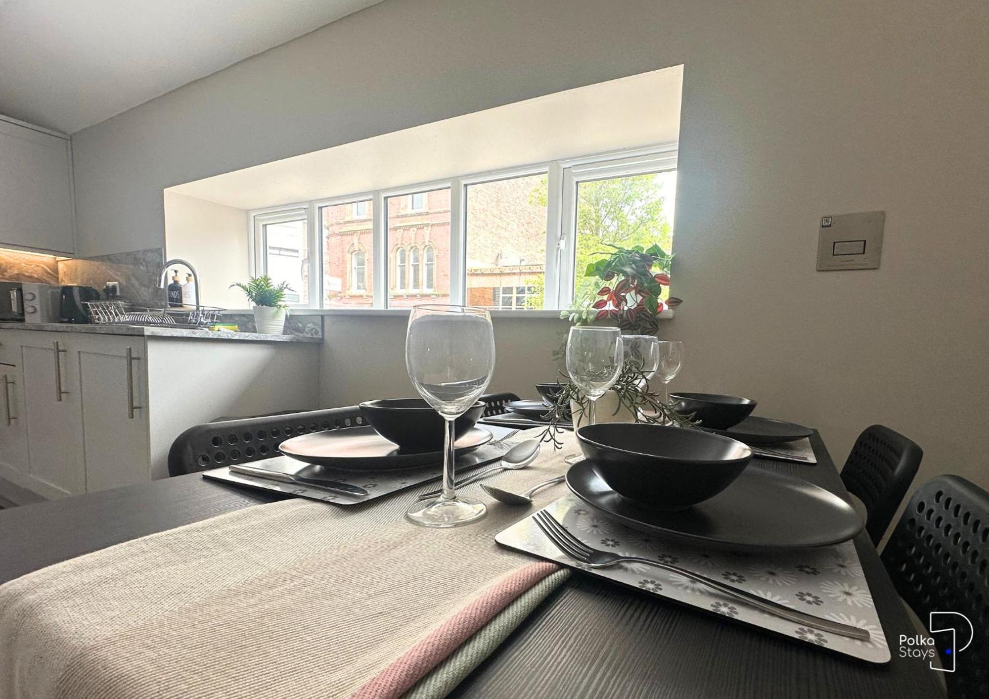 Hanley, Stoke - Modern Spacious Apartments By Polkastays Luaran gambar
